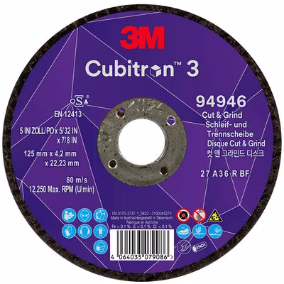 3M Cubitron 3 Cut & Grind Schruppscheibe